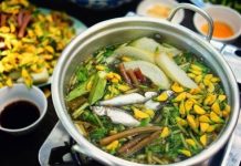 Hồ nước trời ban của An Giang