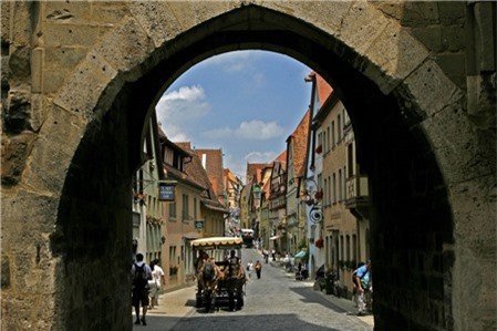 con phố tại Rothenburg ( nước Đức )